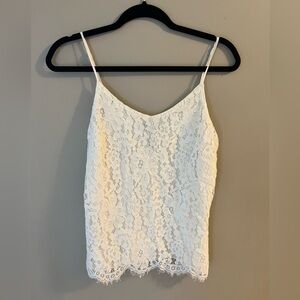 Rose & Olive Ivory lace cami size small